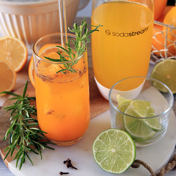 Imbirowo- korzenny drink bezalkoholowy mango-pomarańcza