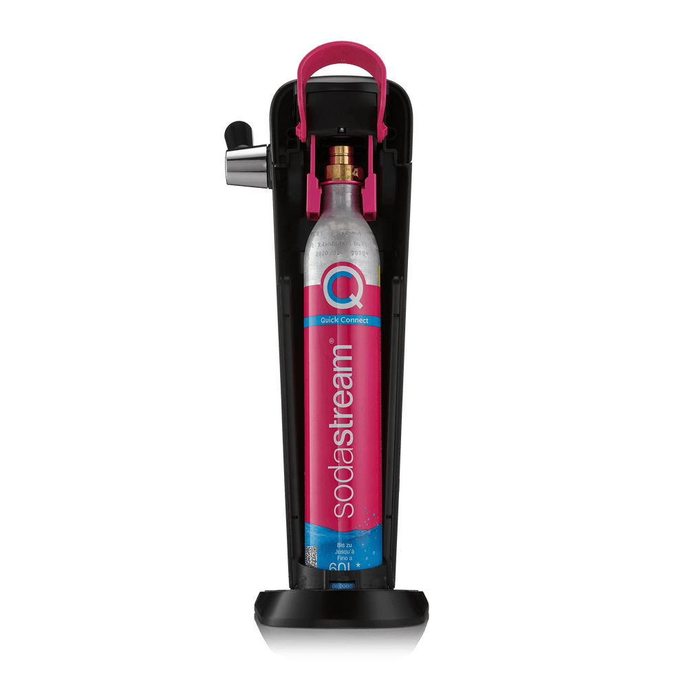 sodastream art saturatory czarny + quick connect cylinder