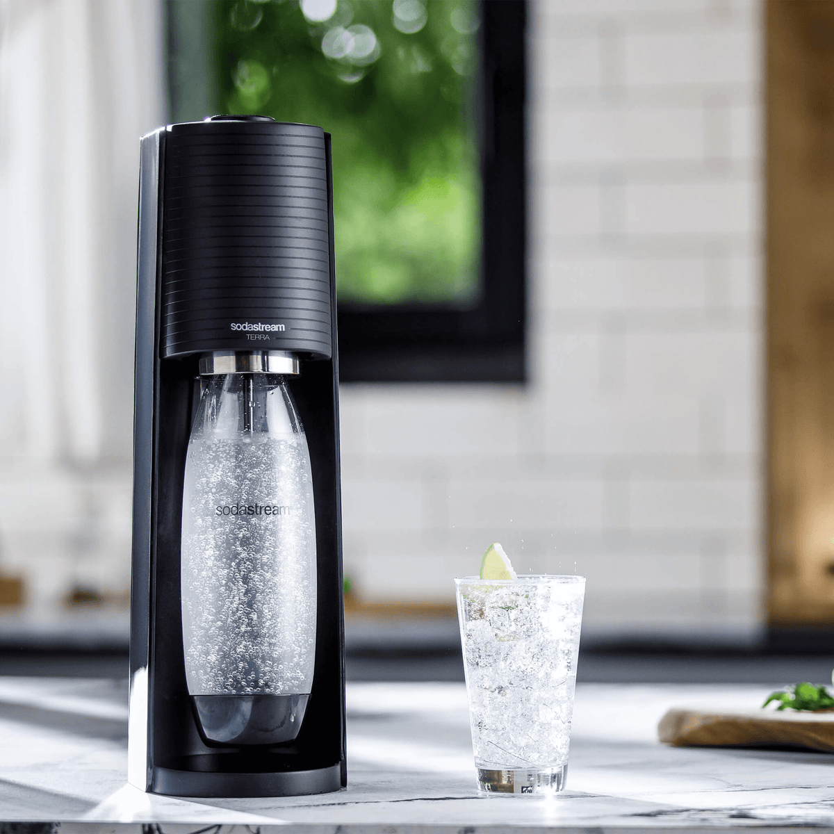 キッチン家電 sodastream TERRA SodaStream Terra Biały – Zestaw Startowy z Butelką Fuse