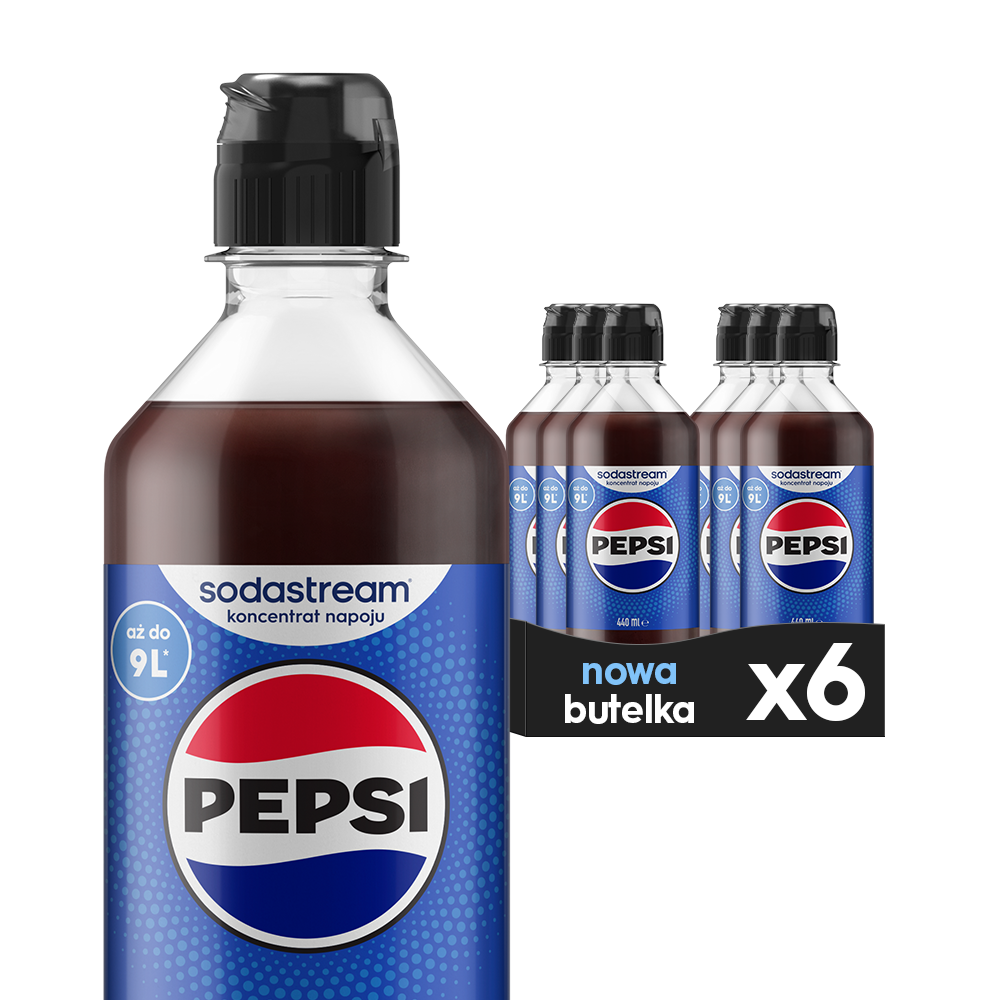 Syrop Pepsi 440ml, 6 sztuk