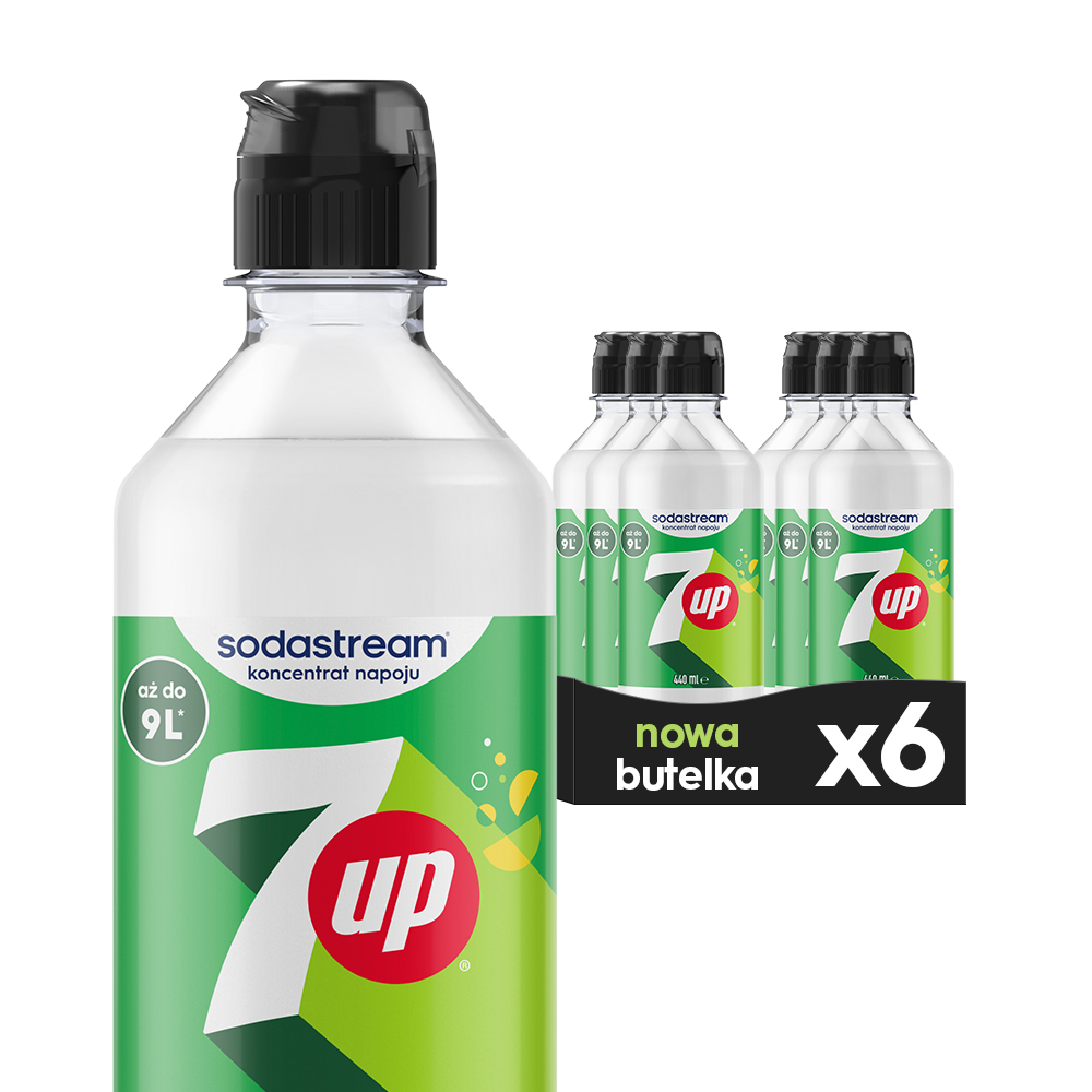 Syrop 7 UP 440ml, 6 sztuk
