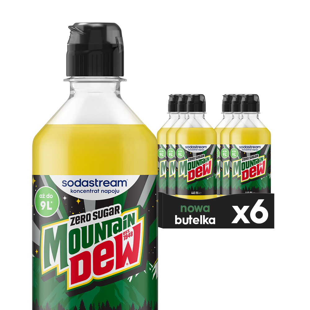 Mountain Dew Free 6 Sztuki