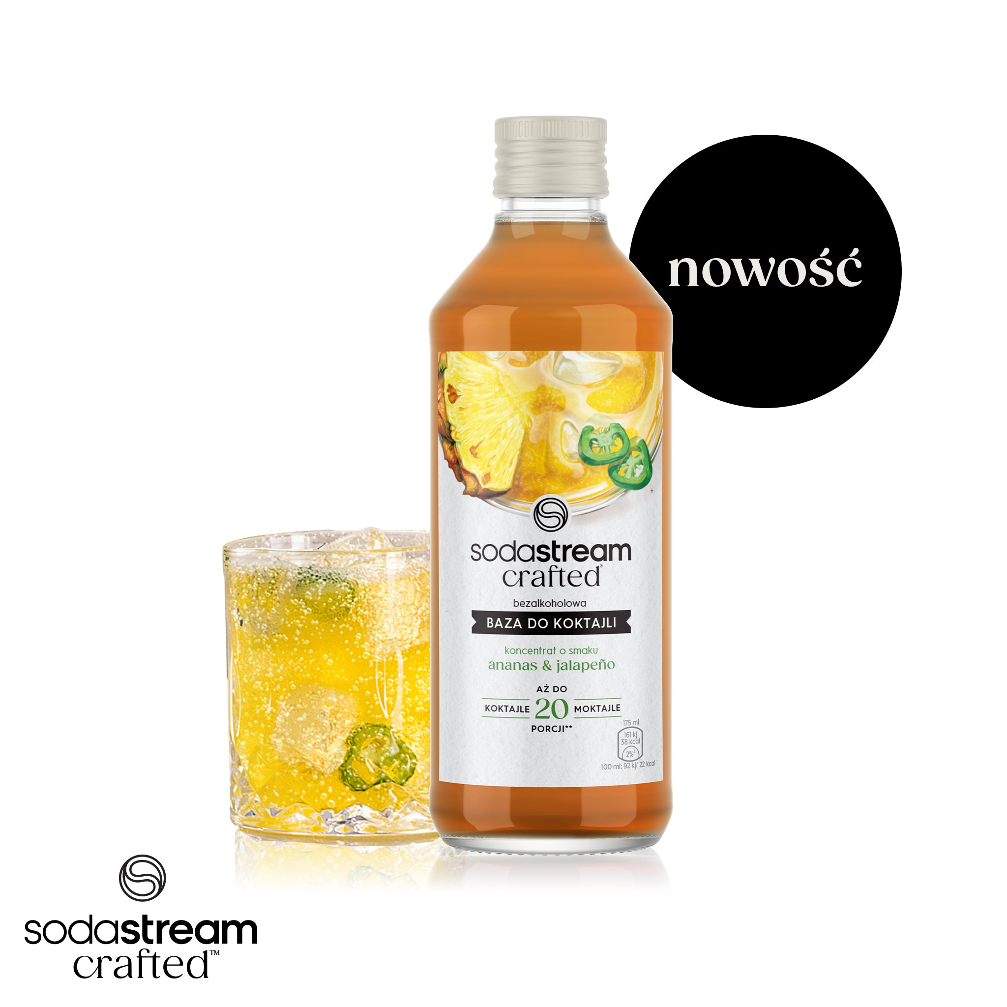 Syrop Crafted Ananas & Jalapeño 330 ml sodastream