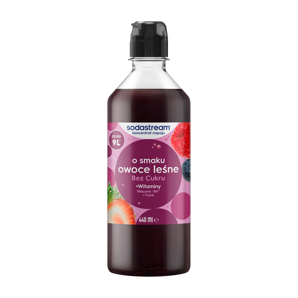 Syrop Owoce Leśne bez cukru, 440ml – 1
