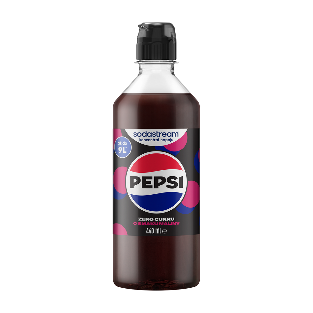 Syrop Pepsi Malina Zero Cukru, 440ml – 1