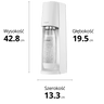 sodastream terra biały wymiary