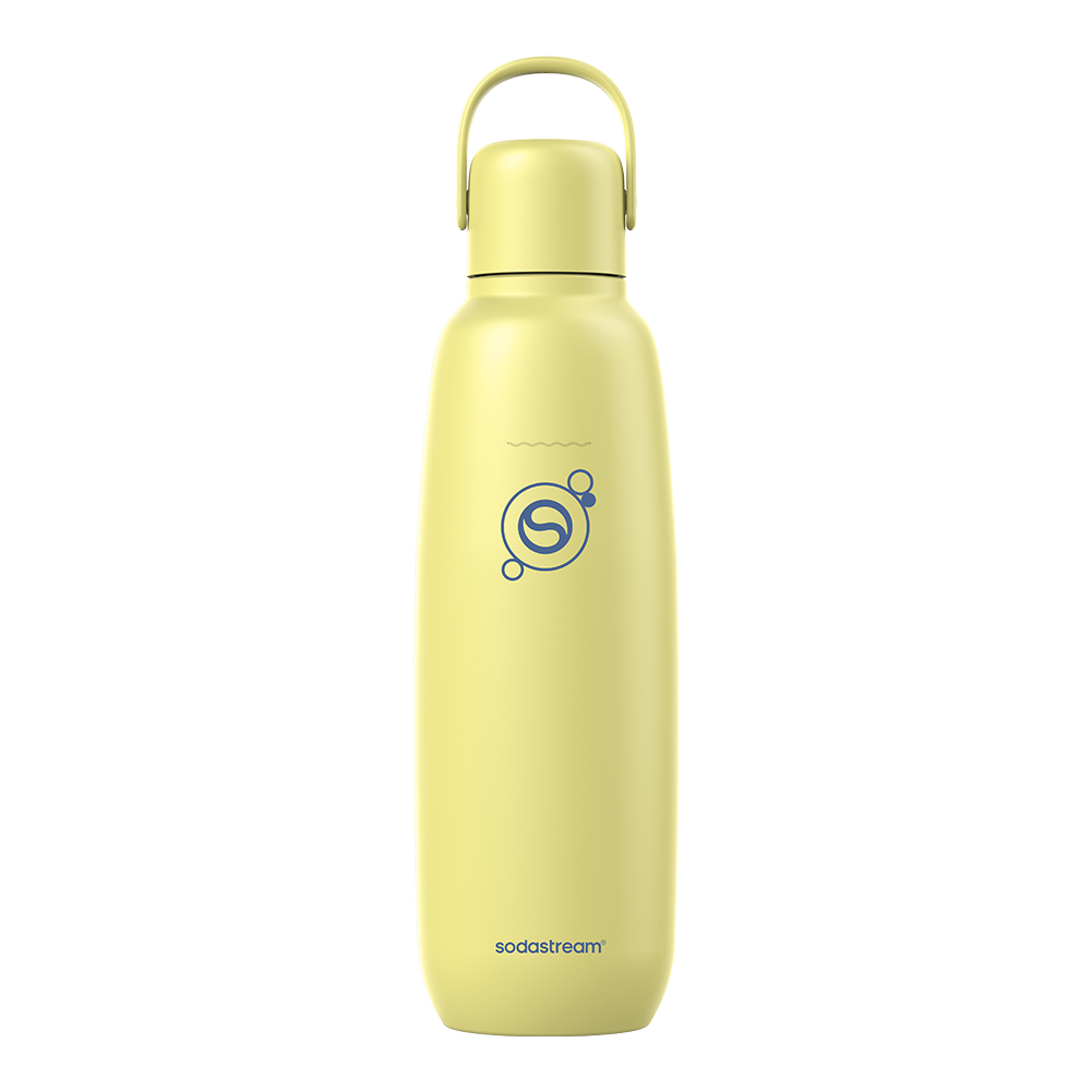 Butelka termiczna Fizz&Go, Żółta, 0,9L