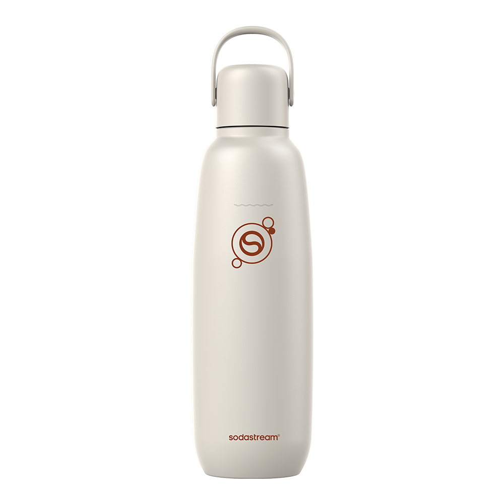 Butelka termiczna Fizz&Go, Beżowa, 0,9L