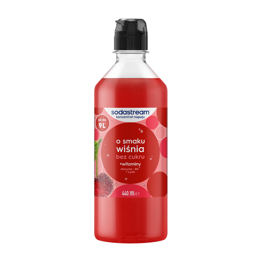 Syrop Wiśnia bez cukru, 440ml – 1