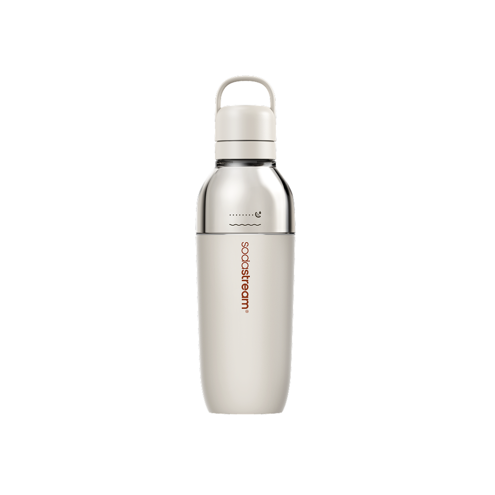 Butelka termiczna Easy Mix Fizz&Go, Beżowa, 0,71L