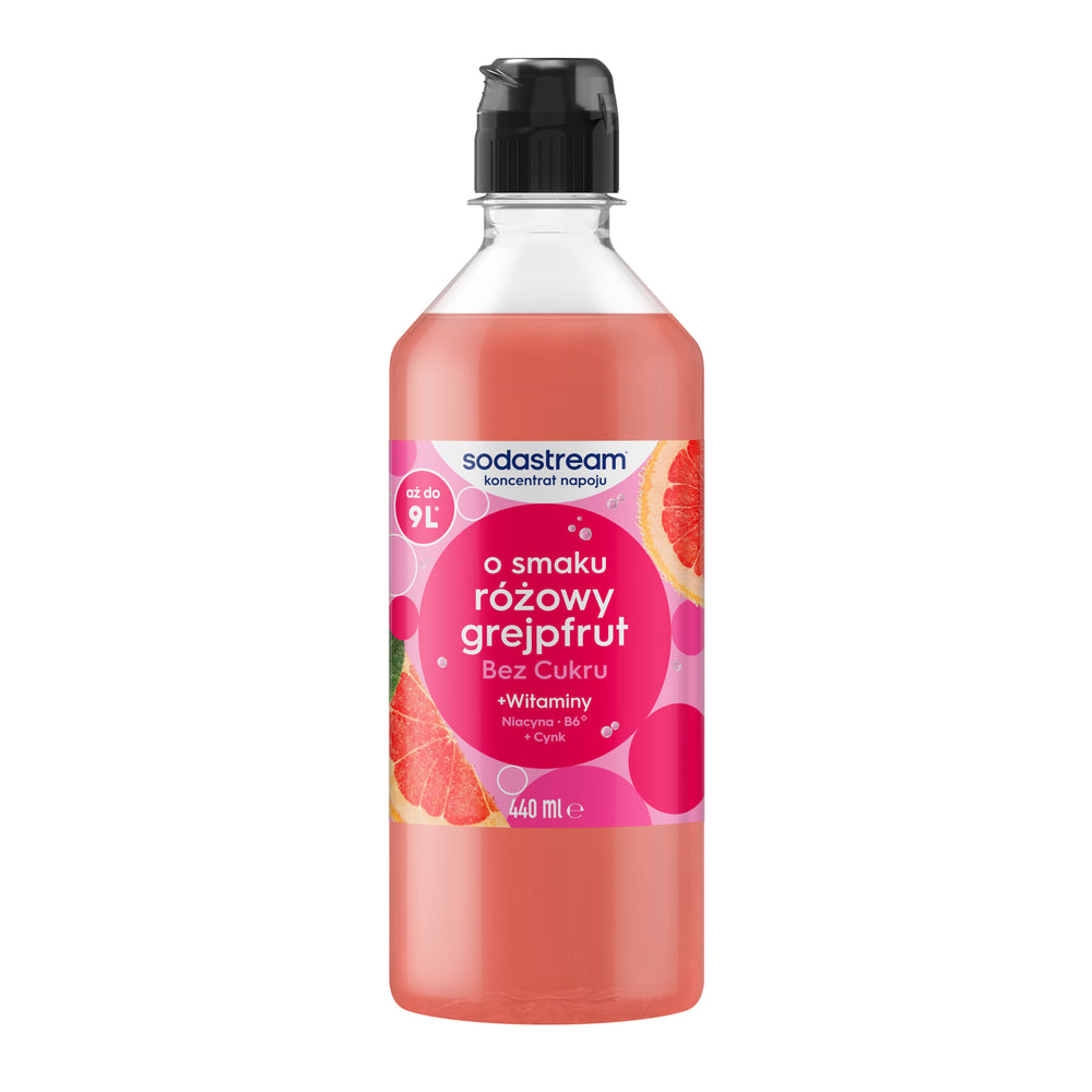 Syrop Różowy grejpfrut bez cukru, 440ml – 1