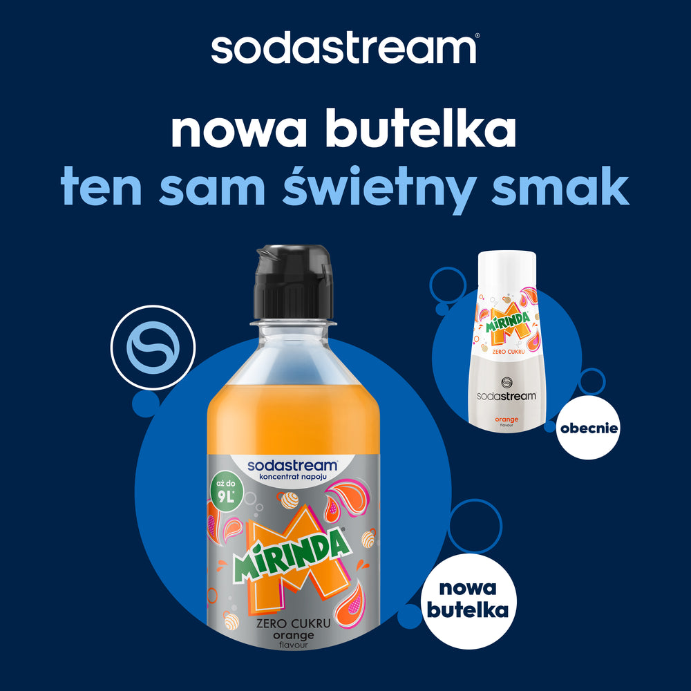 Syrop Mirinda Zero Cukru, 440ml