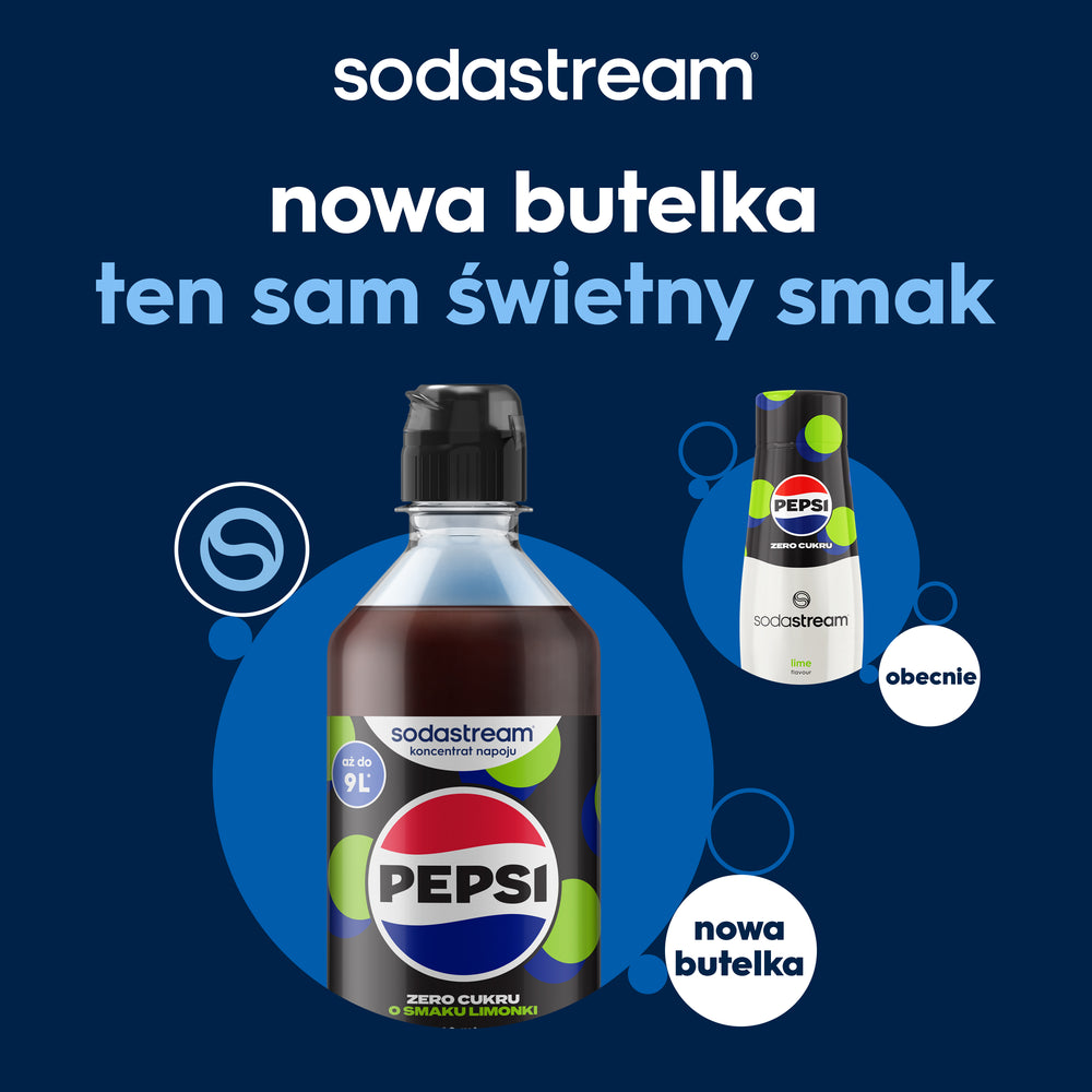 Syrop Pepsi Lime Zero Cukru, 440ml